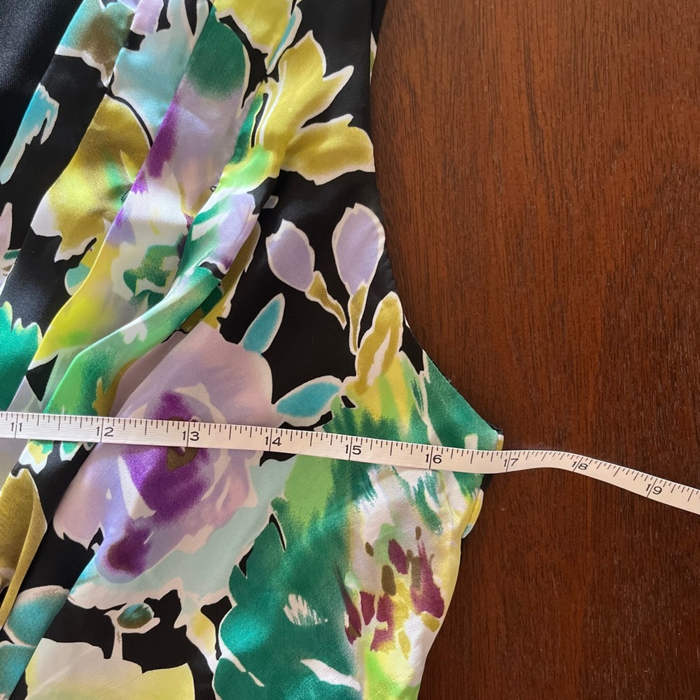 Alyx black draped colorful chest 50’s dress - Picture 6 of 10